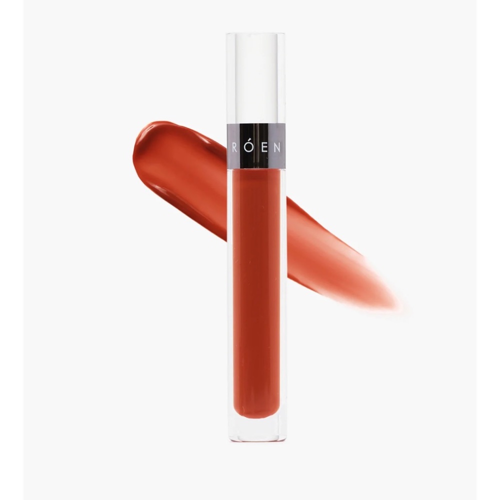 💎 RÓEN Beauty  Kiss My Liquid Lip Balm in Shade Charlie Full-Size New In Box